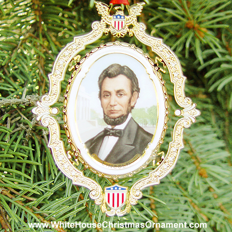 Christmas Ornaments on Abraham Lincoln Ornament   Mail Order White House Christmas Ornaments