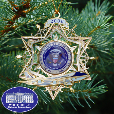 Christmas Ornaments on Air Force One  Ornament   Mail Order White House Christmas Ornaments