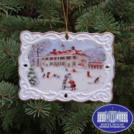 2007 Mount Vernon Winter Scene Ornament