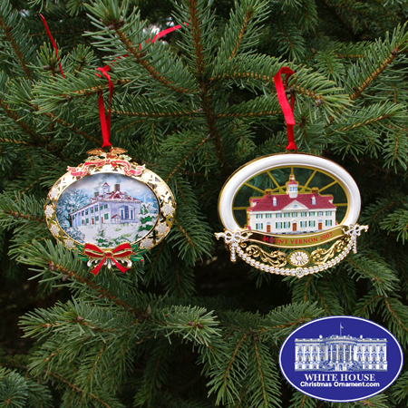 Purchase your 2008 Mount Vernon Ornament Gift Set online at whitehousechristmasornament.com - Have a Merry Christmas and Happy Holidays