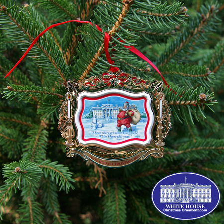 the white house 2011. The White House Ornament