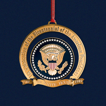 1989 Bicentennial of the Presidency Ornament