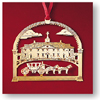 1991 West Front of Mount Vernon with the Powel Coach Ornament