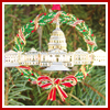 1995 U.S. Capitol Wreath Ornament