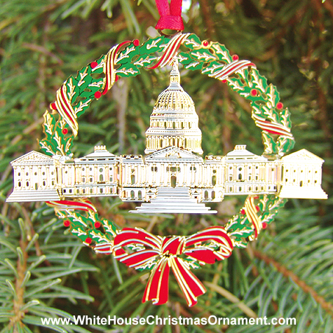 1995 U.S. Capitol Wreath Ornament