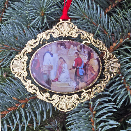 1997 Baptism of Pocahontas Ornament