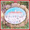 1997 Mount Vernon East Front Folk Art Ornament