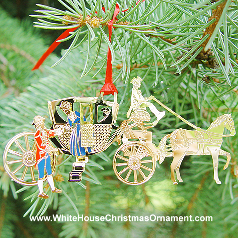 1998 Mount Vernon Powel Coach Ornament