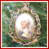 1999 Mount Vernon Porthole Portrait Ornament