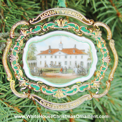 2003 Mount Vernon Anniversary Ornament