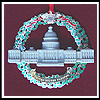 2003 Marble & Wreath Capitol Ornament