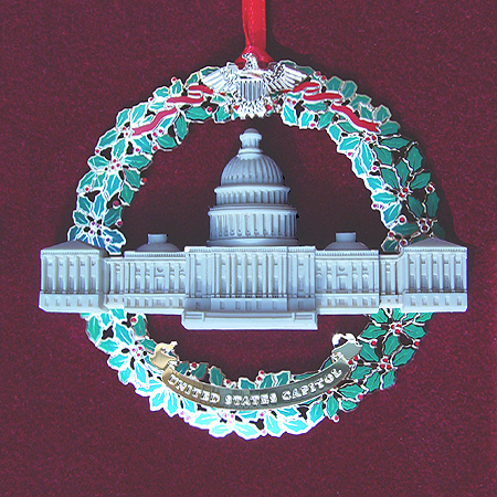 2003 Marble & Wreath Capitol Ornament
