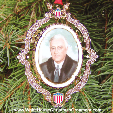 American President Collection Franklin D. Roosevelt Ornament