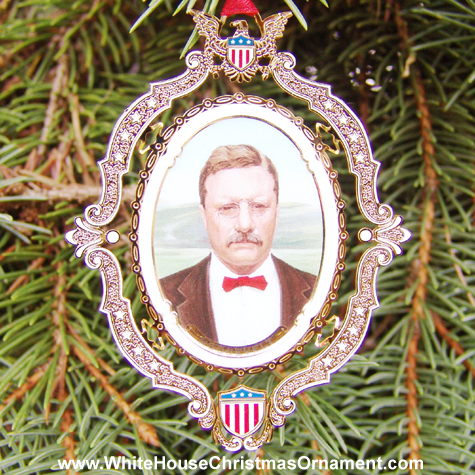 American President Collection Theodore Roosevelt Ornament