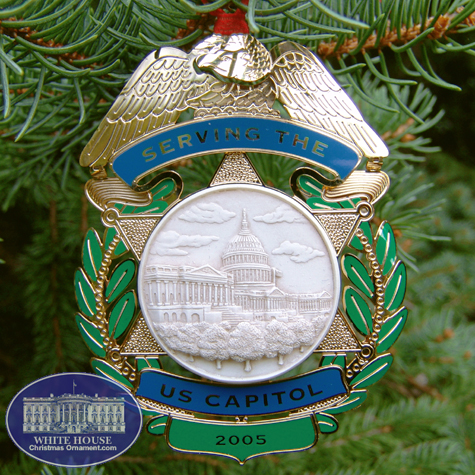 2005 Capitol Police Force Holiday Ornament 