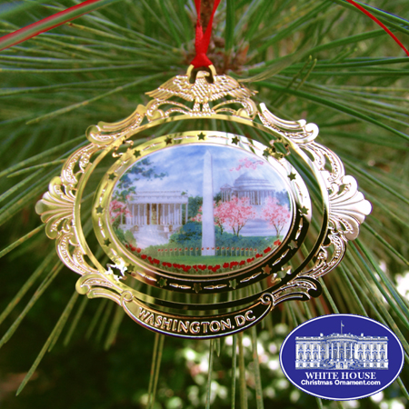 The Washington, DC Cameo Ornament