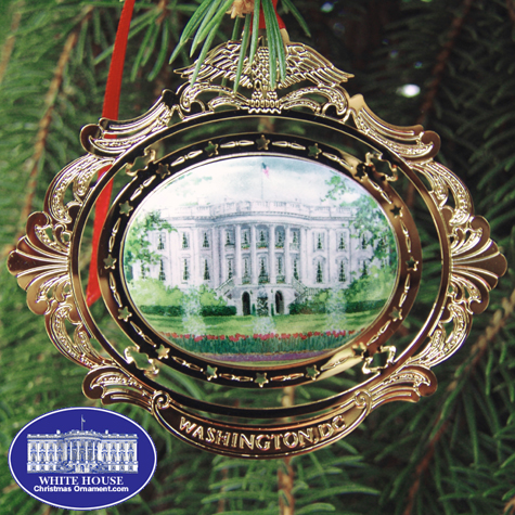 White House Cameo Ornament