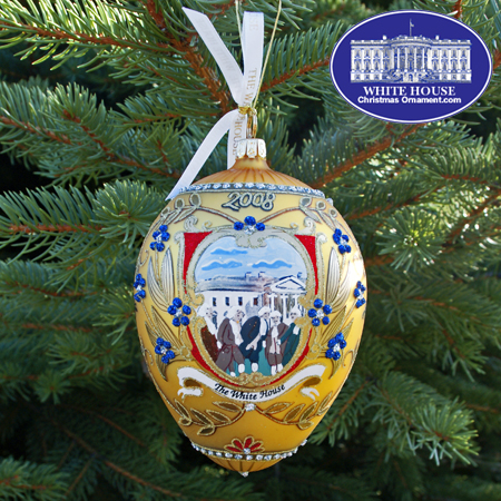 2008 George Washington Administration Christmas Bulk Ornament