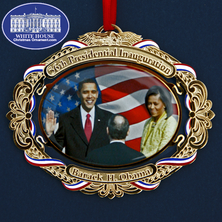 Barack Obama 56th Presidential Inauguration Ornament