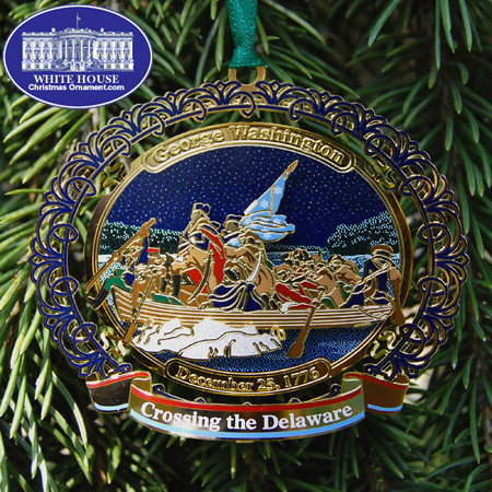 George Washington Crossing the Delaware River Ornament