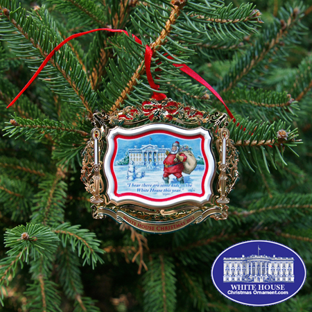 Official 2011 White House Theodore Roosevelt Ornament