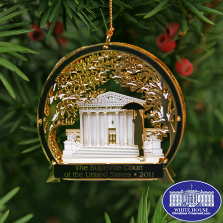 2011 U.S. Supreme Court Winter Scene Ornament