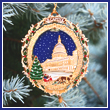 2011 U.S. Capitol Holiday Tree & Carriage Ornament