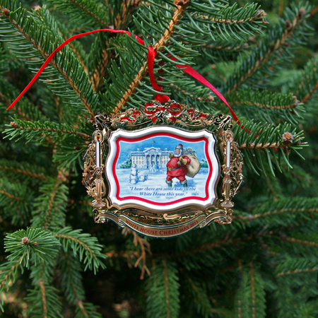 2011 White House Theodore Roosevelt Ornament