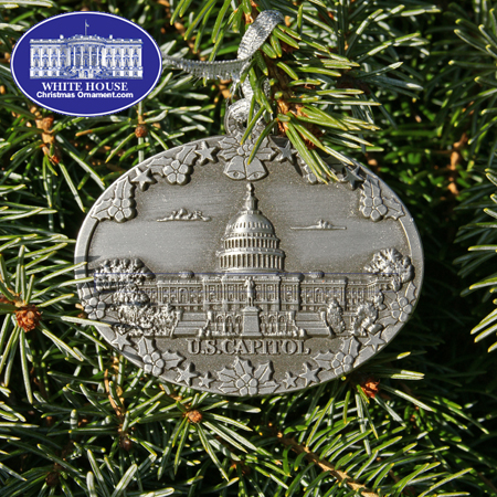   2011 U.S. Capitol West Front Pewter Ornament