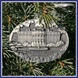 2011 White House South Portico Pewter Ornament