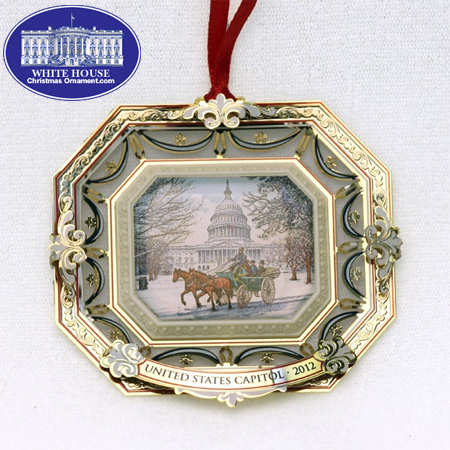 2012 U.S. Capitol Marble Carriage Ornament