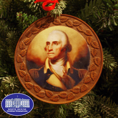 2012 George Washington Wood Ornament