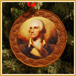 2012 George Washington Wood Ornament