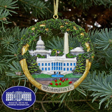  Washington  DC  Sculptured Landmarks Ornament