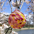 Cherry Blossom Glass Ornament