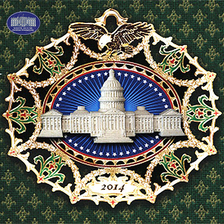 2014 Marble Classical Capitol Ornament