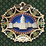 2014 Marble Classical Capitol Ornament