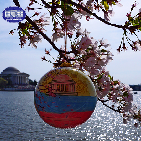 2014 Official Cherry Blossom Ornament