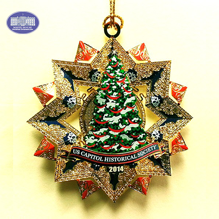 2014 Capitol Christmas Tree Starburst Ornament