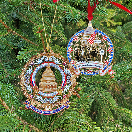 19th Amendment Commemorative Ornament Set