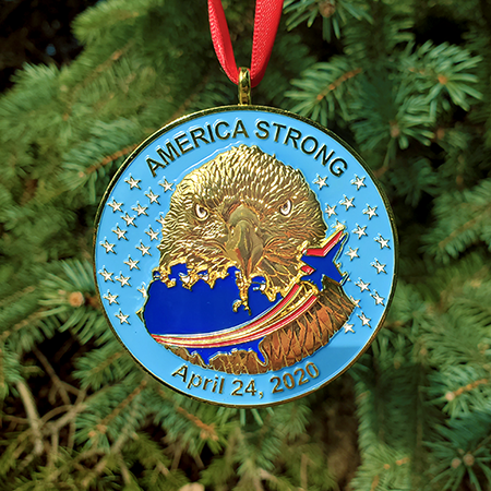  America Strong Tribute Ornament