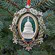 2020 Capitol Gold And Marble Ornament