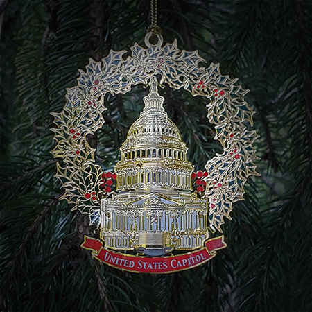 2020 Capitol Lighted Dome Holiday Ornament