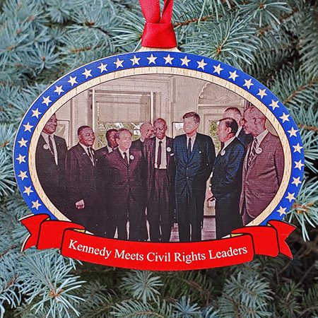 Kennedy Meets Civil Rights Leaders Ornament