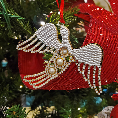 Pearl Dove of Peace Ornament