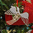 Pearl Dove of Peace Ornament
