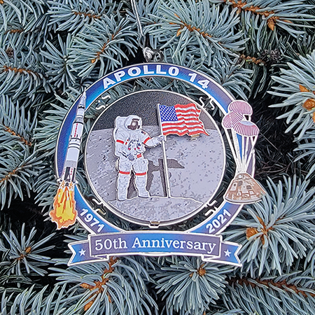 2021 Apollo 14 50th Anniversary Ornament