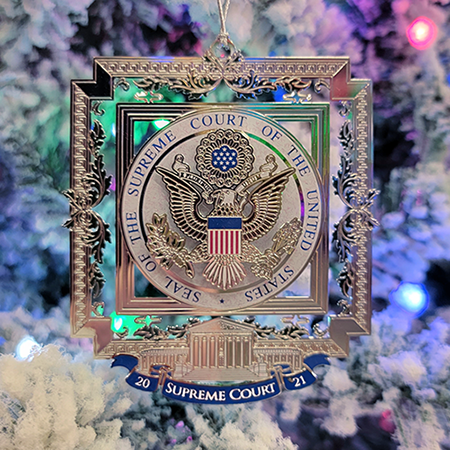 2021 Supreme Court Holiday Ornament