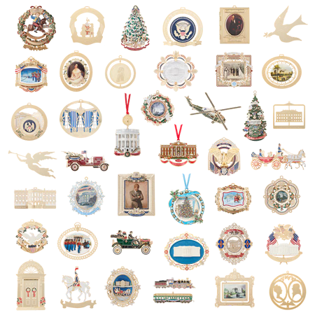 Complete White House Christmas Ornament Collection