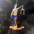 Lady Justice Holiday Ornament